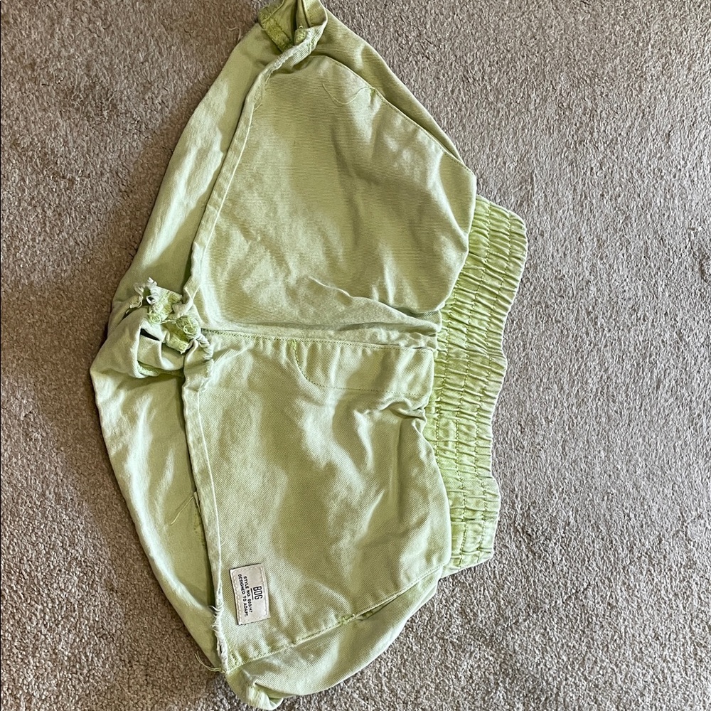 Light Green Jean Shorts